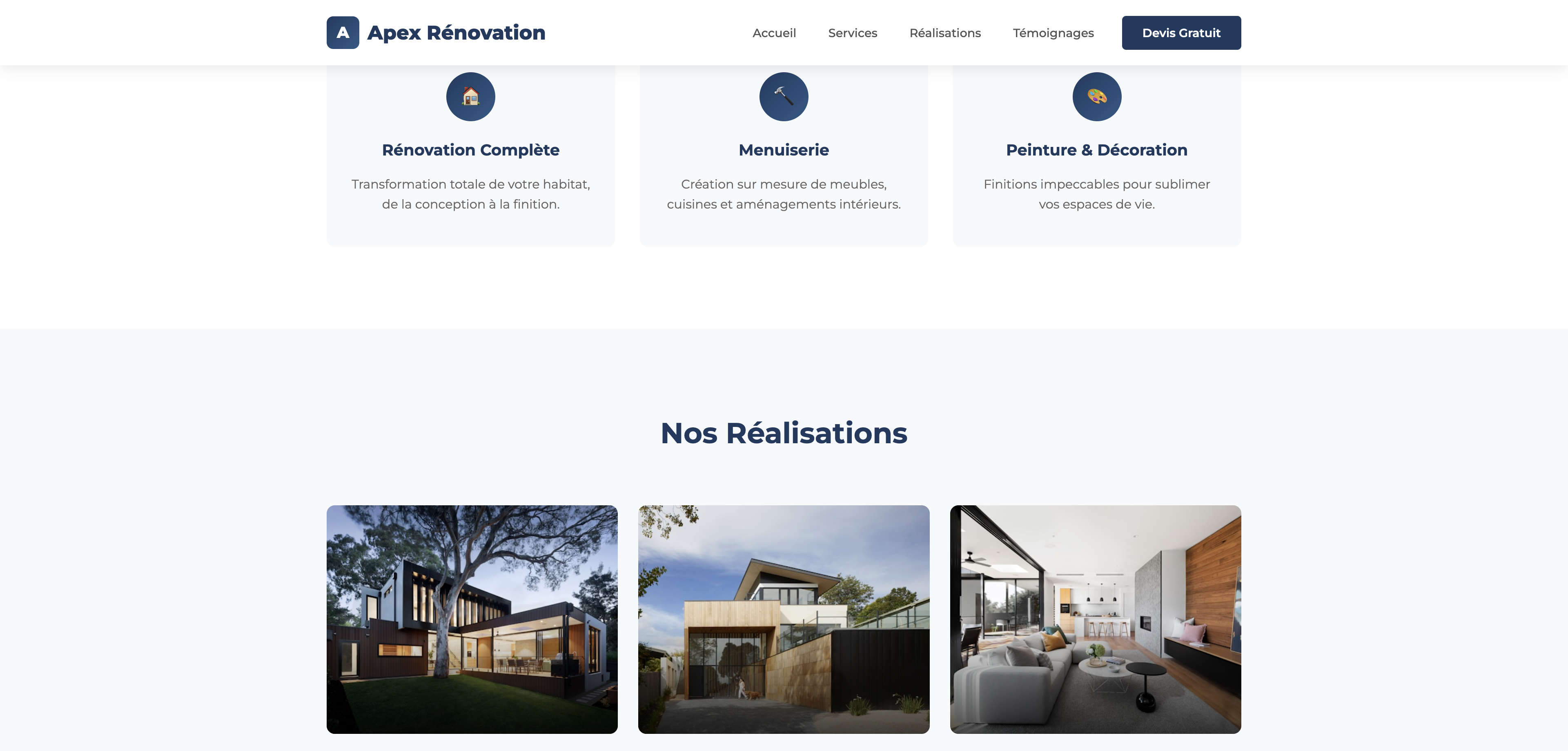 Apex Rénovation - Section 2