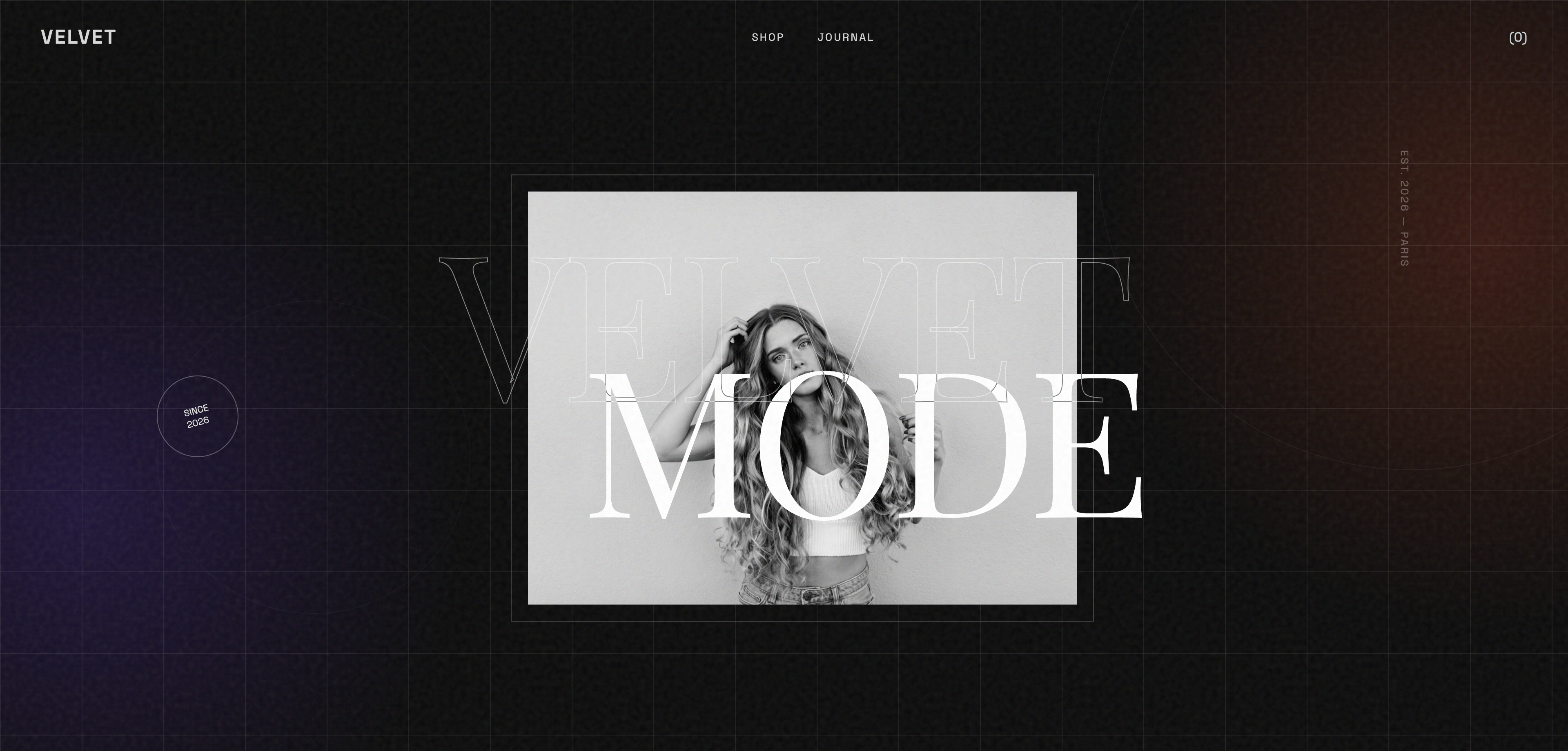 Site e-commerce mode Velvet - Boutique en ligne design premium